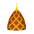 Kubah masjid 3D bentuk pinang model 2
