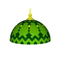 Kubah masjid 3D bentuk setengah bola model 1