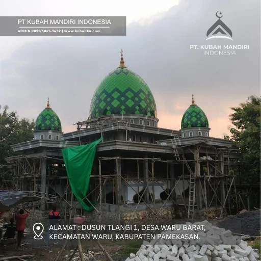 Kubah Masjid Waru Pamekasan
