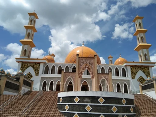 Masjid Agung Ad-Durrun Nafis, Arsitektur nan Indah dan Memukau